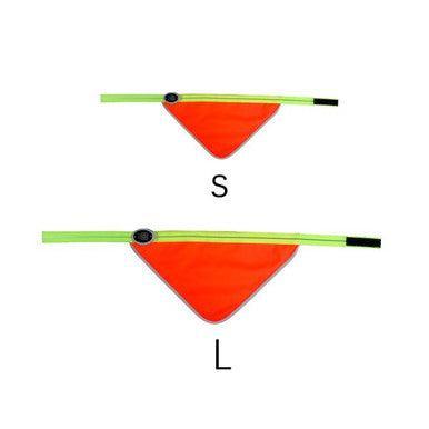 Animal Instincts Flashing & Reflective Bandana Orange/Yellow M/L