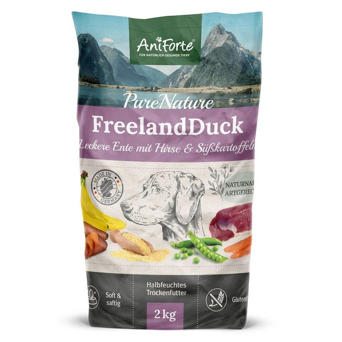 AniForte? Semi Moist Cold-Pressed Dog Food Duck