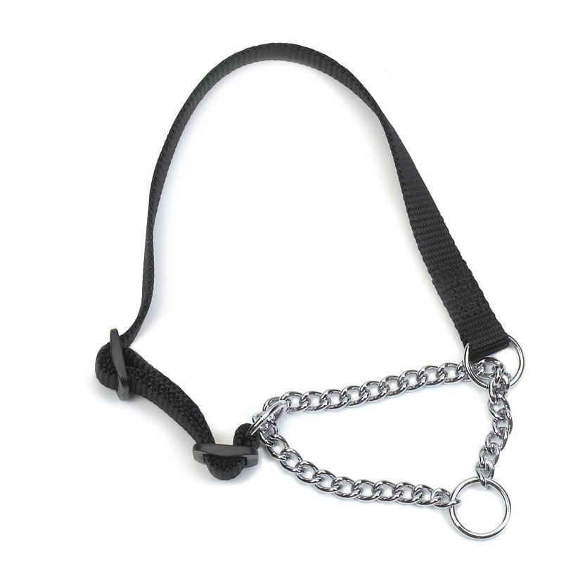 Ancol Nyl Chain Check Col Blck S1-2
