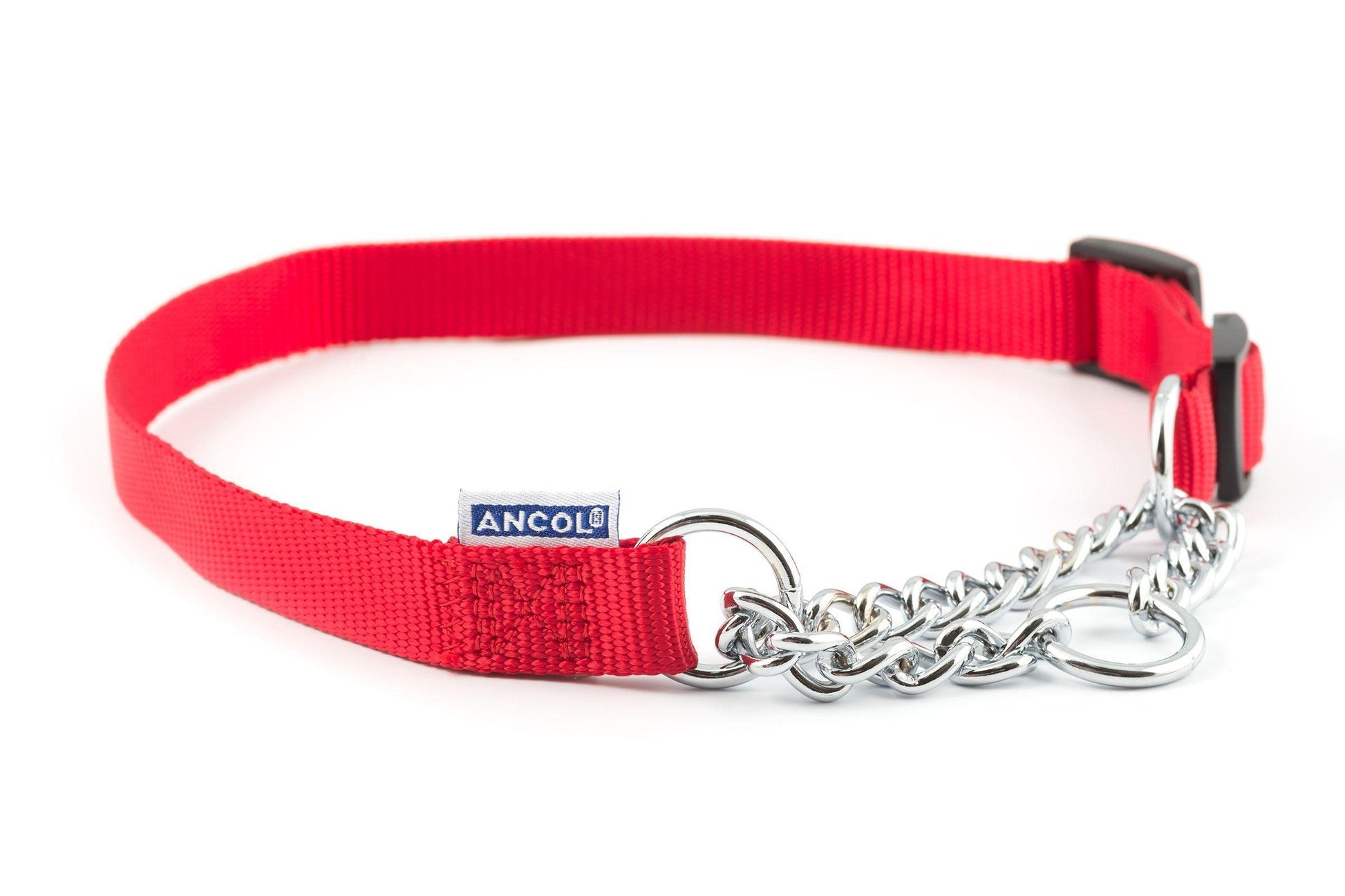 Ancol Nyl Chain Check Col Red S4-7