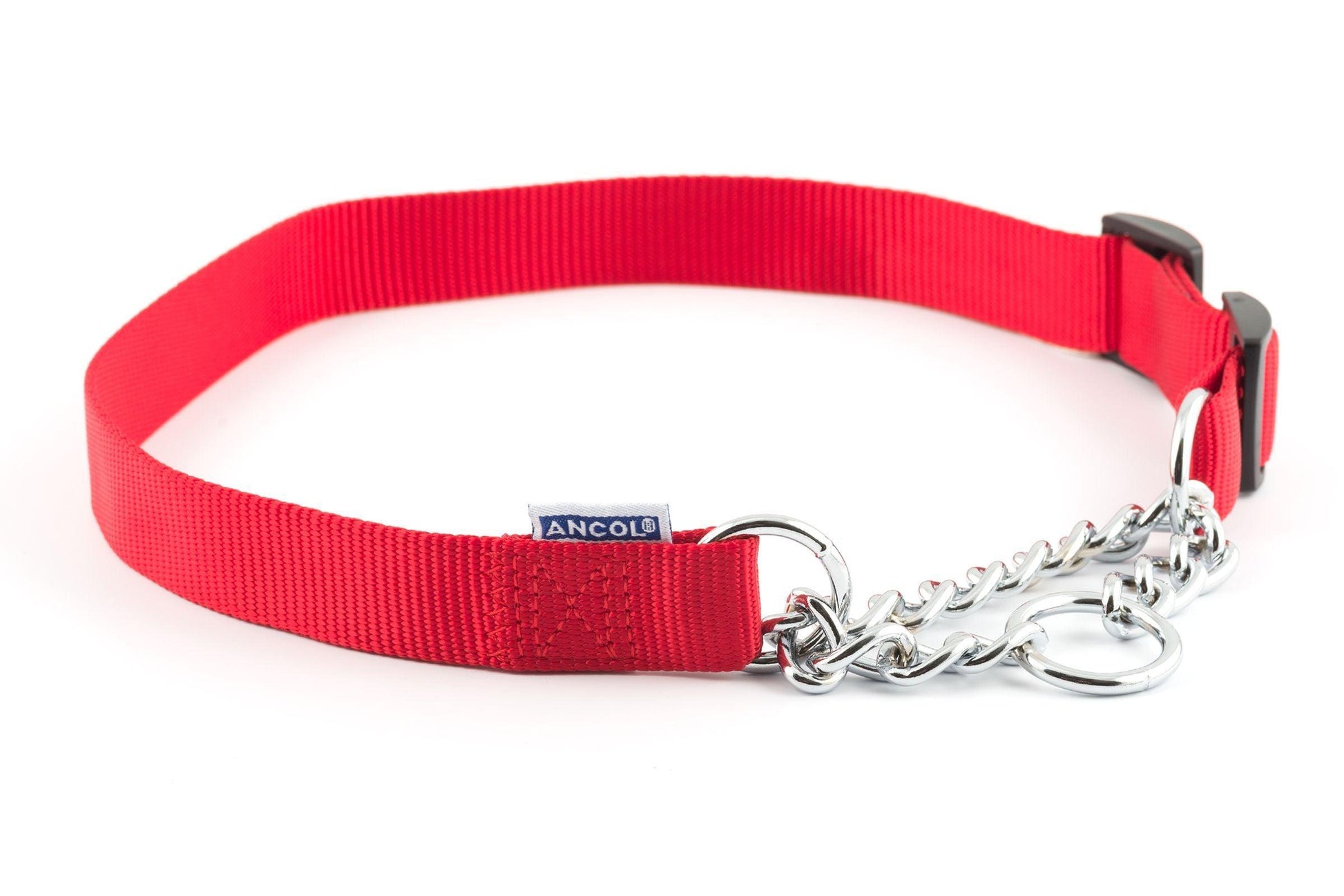 Ancol Nyl Chain Check Col Red S7-10