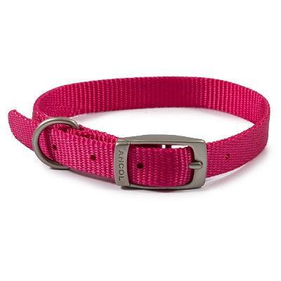 Ancol Viva Buckle Col Pink 20-26cm