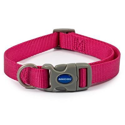 Ancol Viva Quick Fit Col Pink 20-30cm