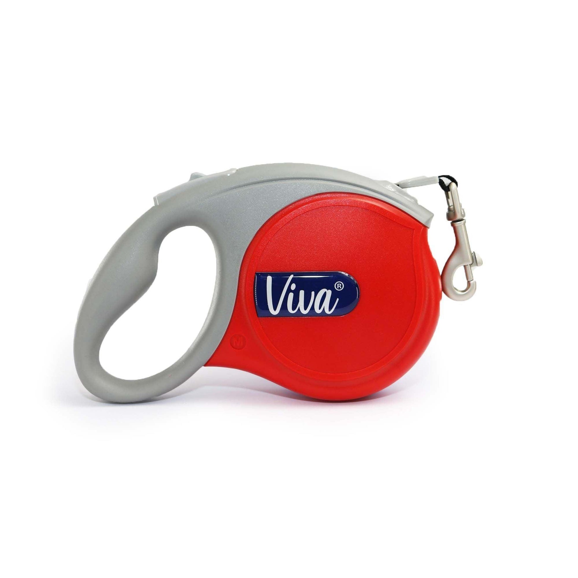 Ancol Viva Retractable Lead Med Red