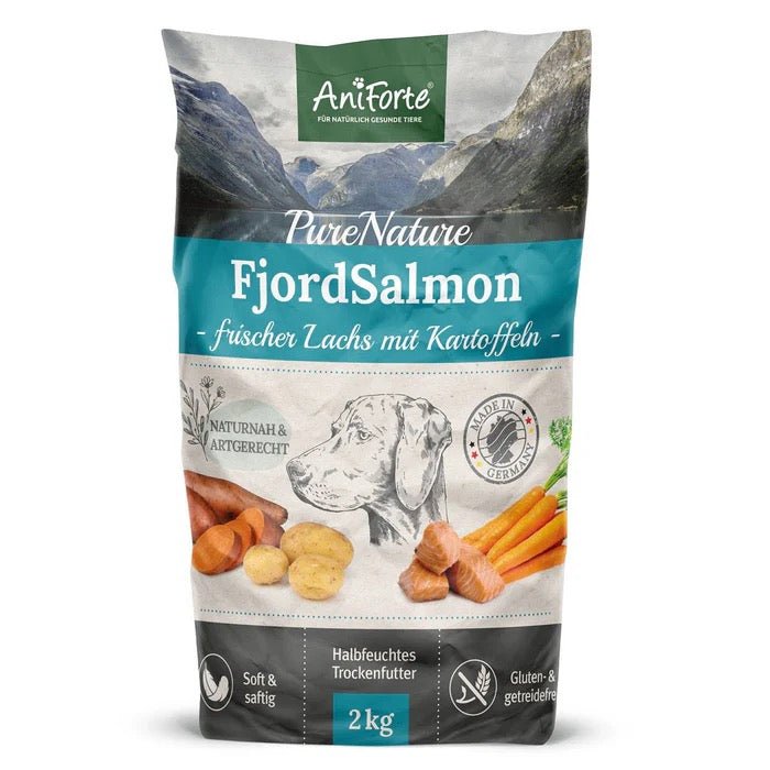 AniForte? Semi-Moist Cold-Pressed Dog Food Salmon