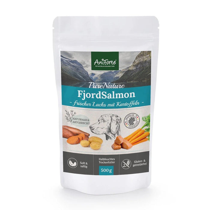 AniForte? Semi-Moist Cold-Pressed Dog Food Salmon