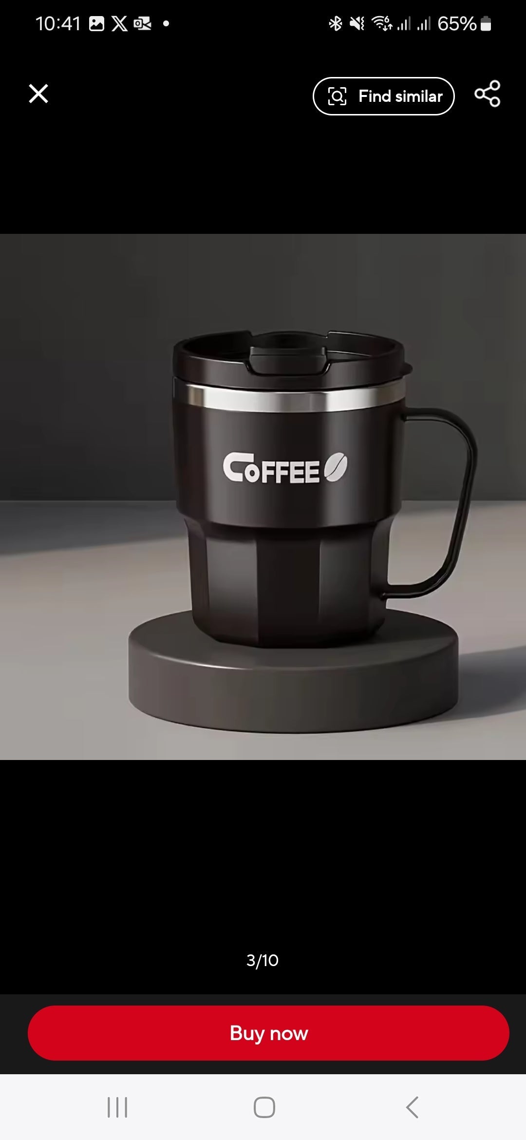 400ml Stainless Steel Coffee Mug